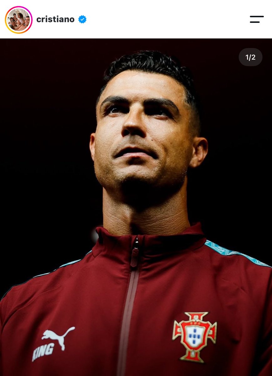 GOATTWORLD's tweet photo. 🚨🚨

الاسطورة كريستيانوIG

" البرتغال دائماً" https://t.co/1Wxmnk9l8M