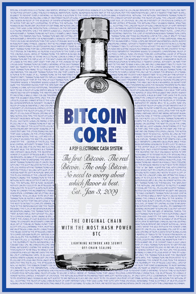 luchopolettiart's tweet photo. Bitcoin in a Bottle
Throwback to this classic piece 👌 https://t.co/2M6WYkK5tT