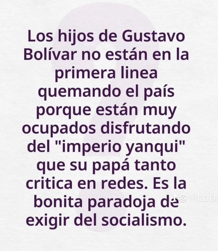 Johaxyz's tweet photo. @GustavoBolivar @petrogustavo Esperamos que sus hijos tambien sean parte de esos 13 Millones y venga a luchar por la Democracia y no solo utilice a los hijos de otros Colombianos como carne de cañón señor @GustavoBolivar! https://t.co/ptbQ3OakC6