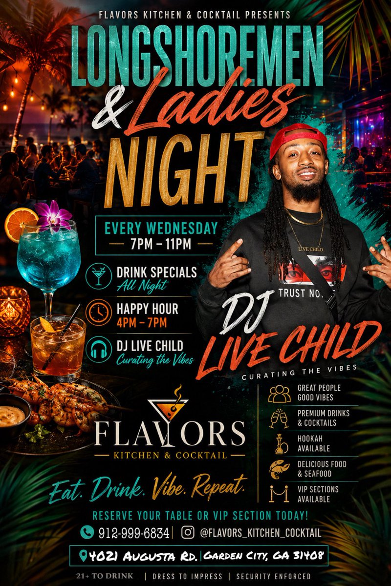 BDC912c's tweet photo. See Y’all 2Night 
#savannahga #912 #ladiesnight #longshoreman #cport #happyhour #savannahnightlife https://t.co/y489IVOHYd