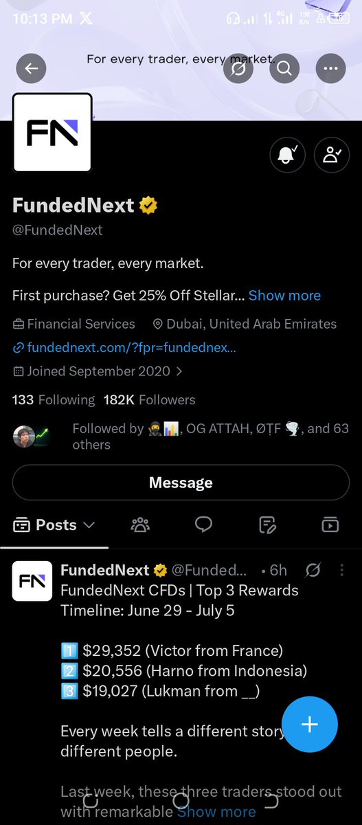 Divineeogah's tweet photo. @Techriztm @PsychedeliaAcad @FundedNext @TraderHadesh All Done ✅ https://t.co/f9GBCFEFHN