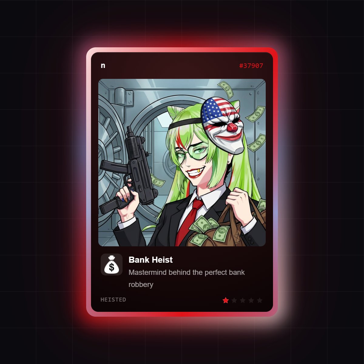 NFT1375's tweet photo. I'm robbing a bank soon

Join my crew @Heistedxyz

[ drop your card below👇] https://t.co/Vv9sHiFf3k