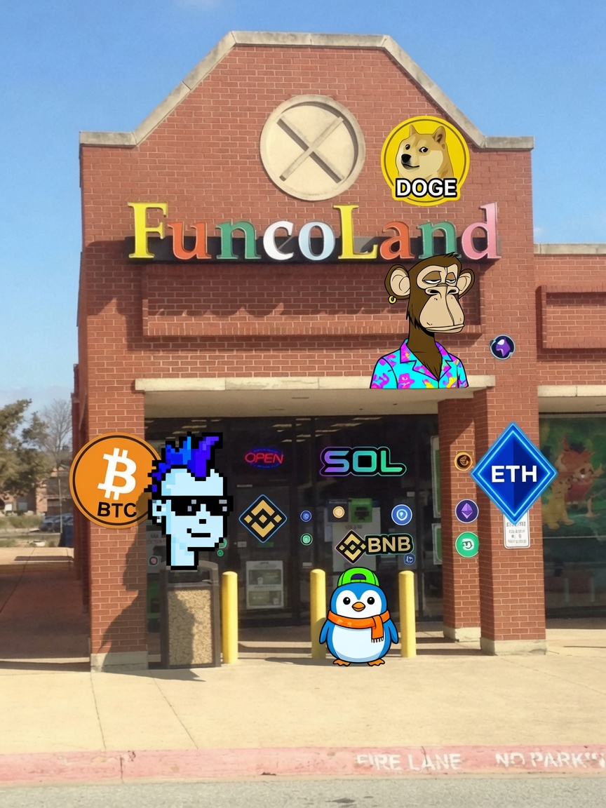 MemesxMore's tweet photo. The Bull Thesis for $FUNCO: Crypto's Funcoland 👇 https://t.co/T3bbaJdIxb
