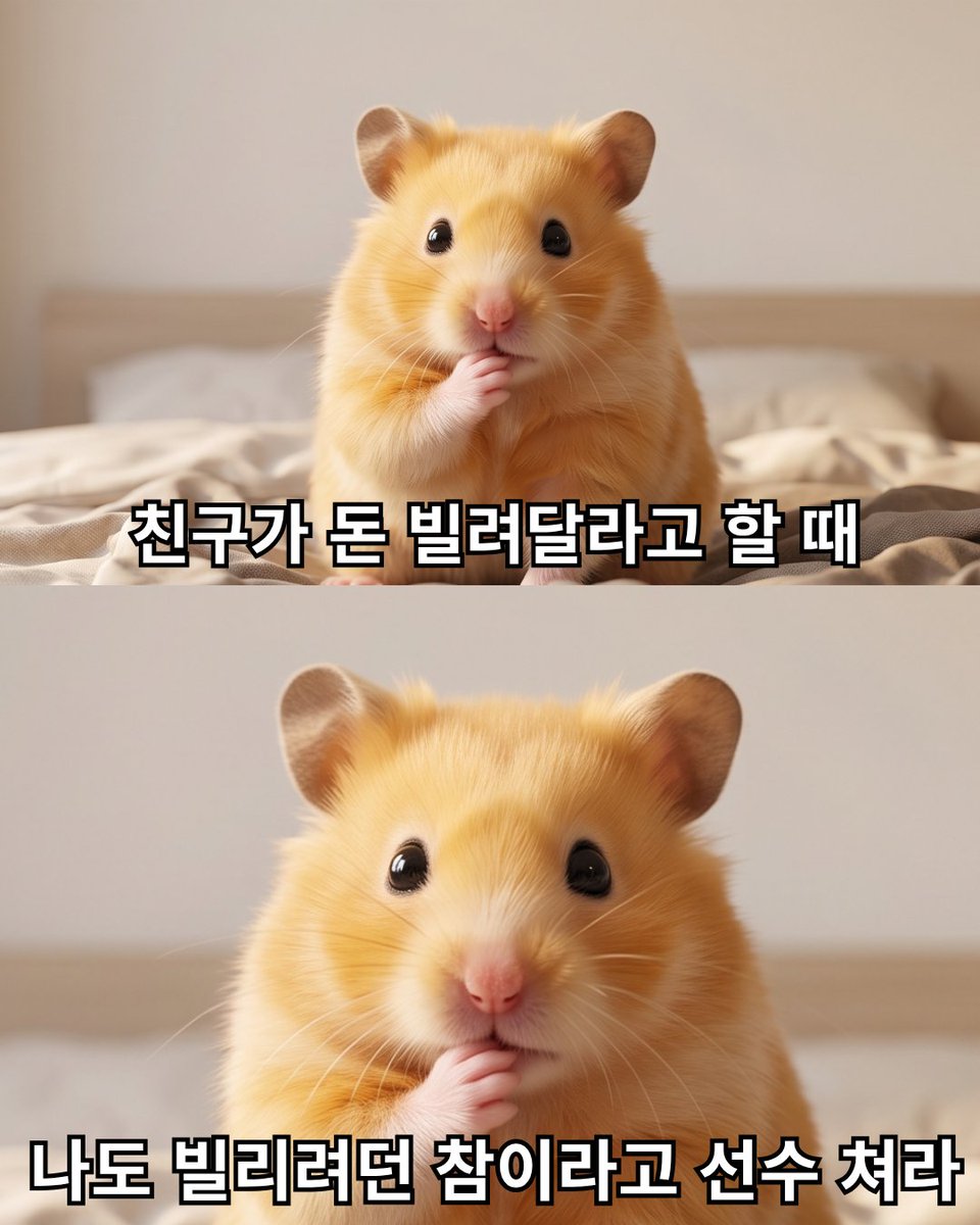 jin15727014's tweet photo. 친구가 돈 빌려달라고 할 때 
나도 빌리려던 참이라고 선수 쳐라 https://t.co/PhBMZFgmm2
