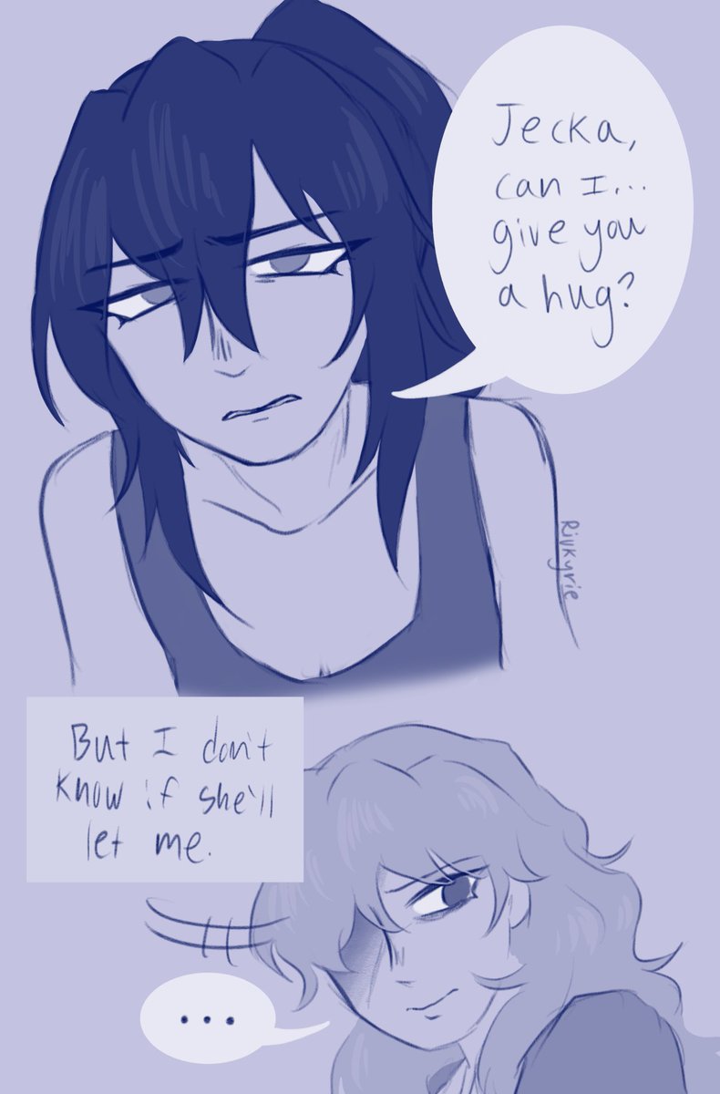 RivKyrie's tweet photo. small comic of a post-fye ending reunion au ive had in my head for way too long #jeckole https://t.co/Cx92BVCKOa