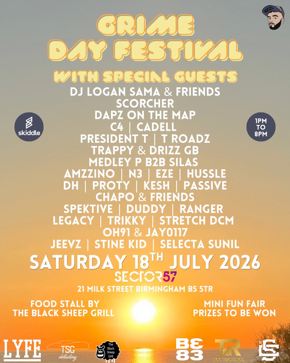 thesunilshow's tweet photo. The Birmingham Legend

@Dapzonthemap 

Joins us for Grime Day Festival

https://t.co/Utq8t1USD0 https://t.co/v1V2Tleby1