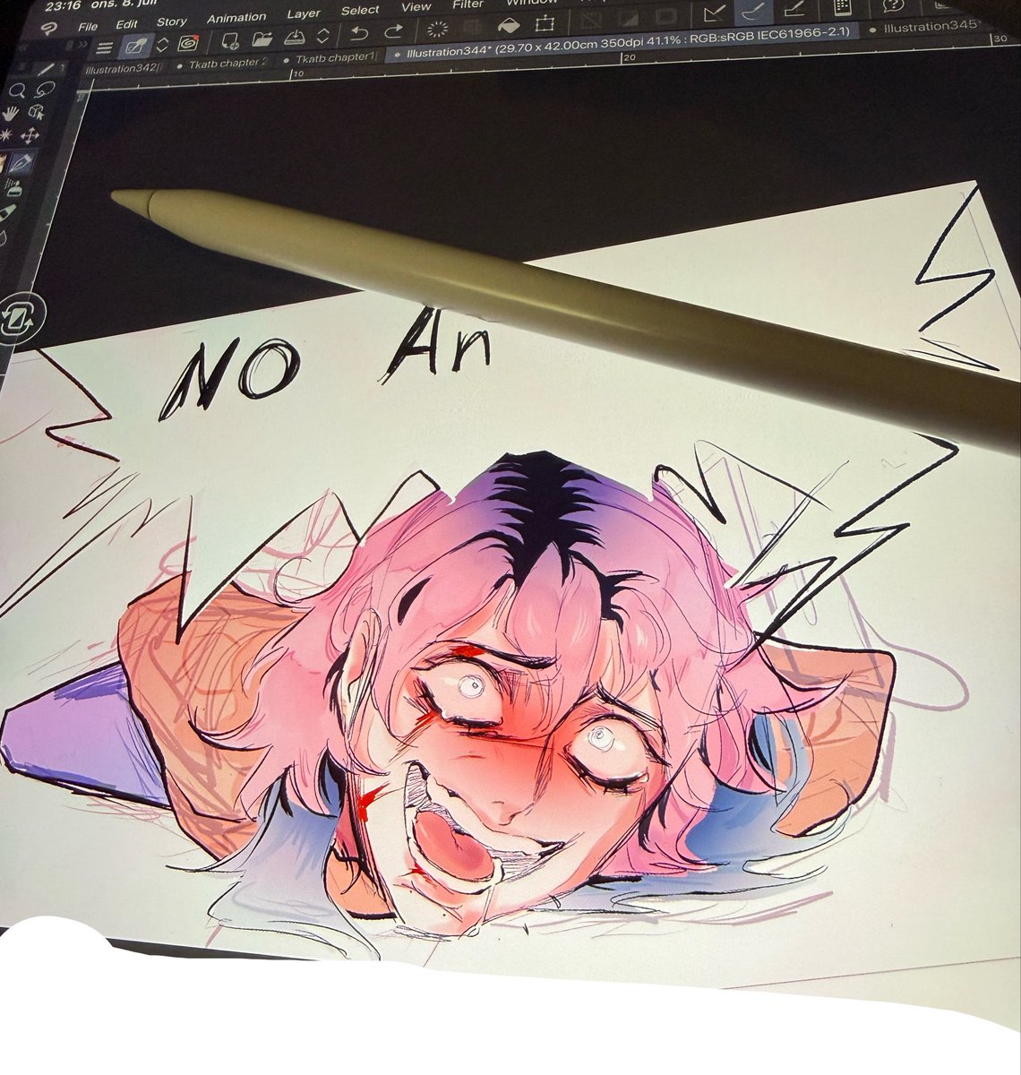 Saalikatten's tweet photo. Almost wrote angle instead of angel fr, mf why is it so similar. Even after noticing it, my head for some reason want to write angle🫩 #14dwy #14dayswithyou #14dwyrenredacted #yandere #visualnovel https://t.co/ycXzpbOY1s