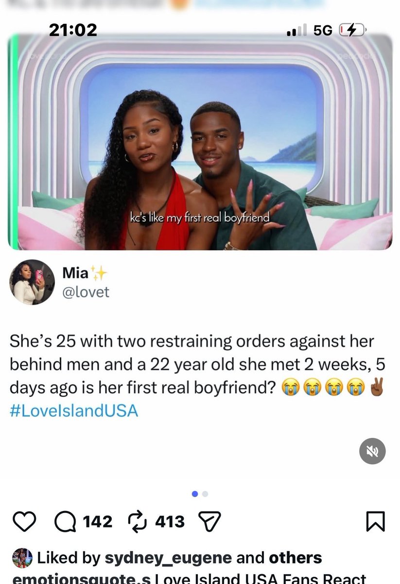 Juliabliss0's tweet photo. Sydney supposed to be Tierra hg btw, not the shady liked ig post #loveislandusa https://t.co/szSaIXFAAj