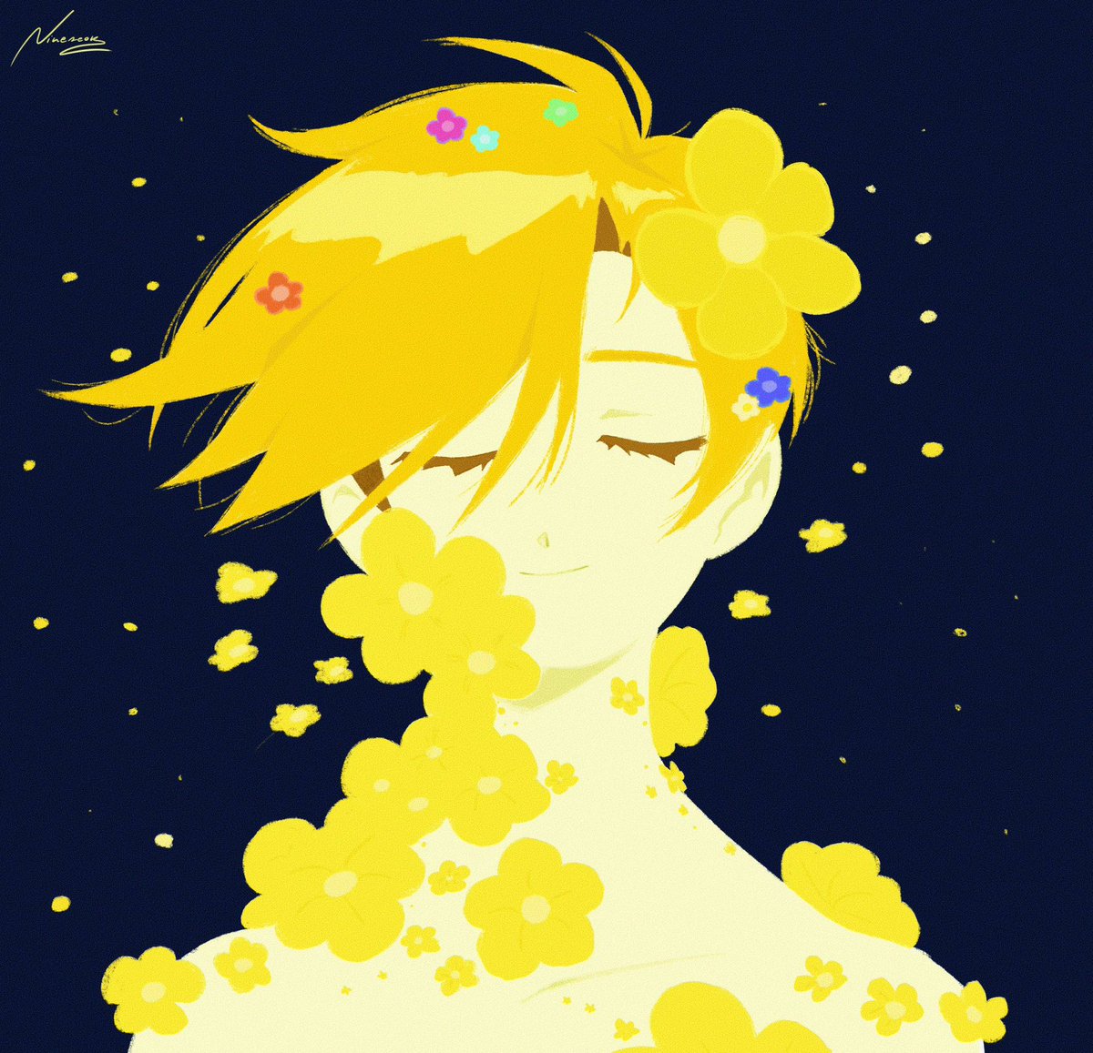 renbc9's tweet photo. goodbye #deltarune #flowery https://t.co/i9HnPJ0hCY