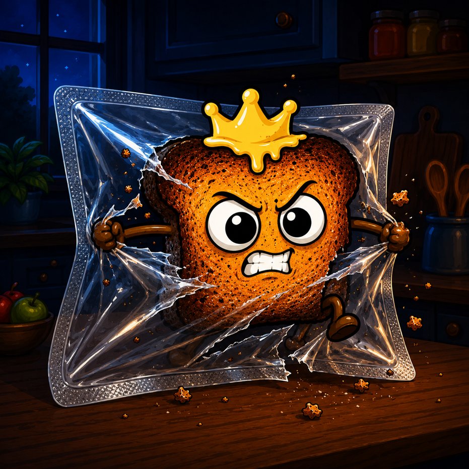 crumblosol's tweet photo. The kitchen is asleep...

But someone just woke up.

Meet CRUMBLO - the tiny Toast Goblin who believes every crumb belongs to him.

Welcome to the Night Kitchen.

$CRUMB

#PUMP #PUMPFUN #PUMPSWAP #SOLANA #memecoin1000x https://t.co/S5YajxaQCe