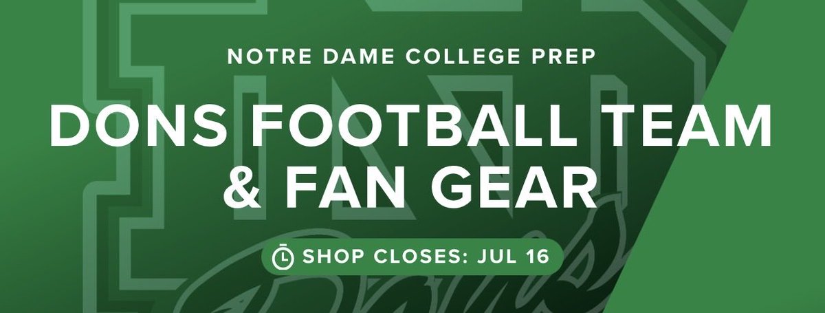 Notre Dame Dons Football tweet media