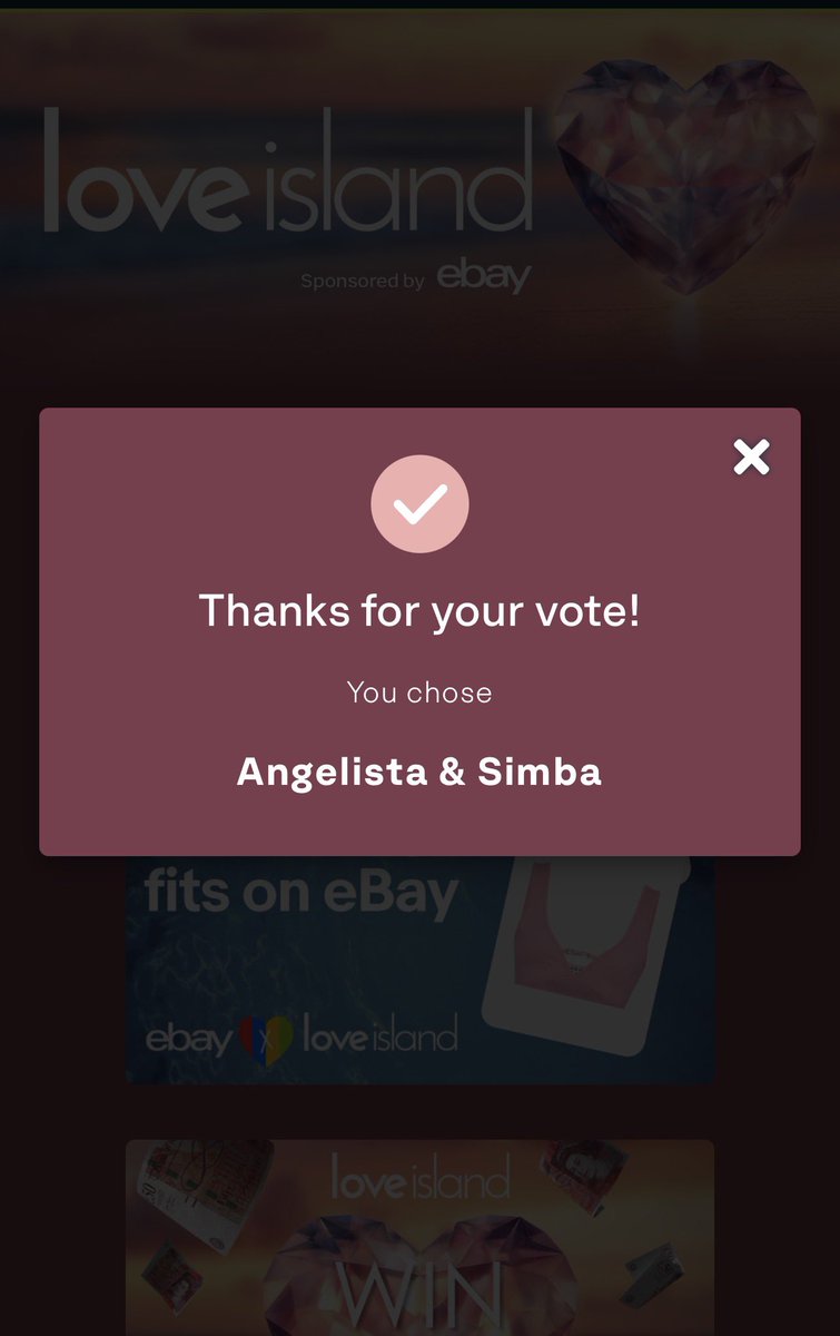 nobzy12xx's tweet photo. Angelista and Simba. That’s all. No splitting the vote #loveisland #loveislanduk https://t.co/D6Pm1RT3fb