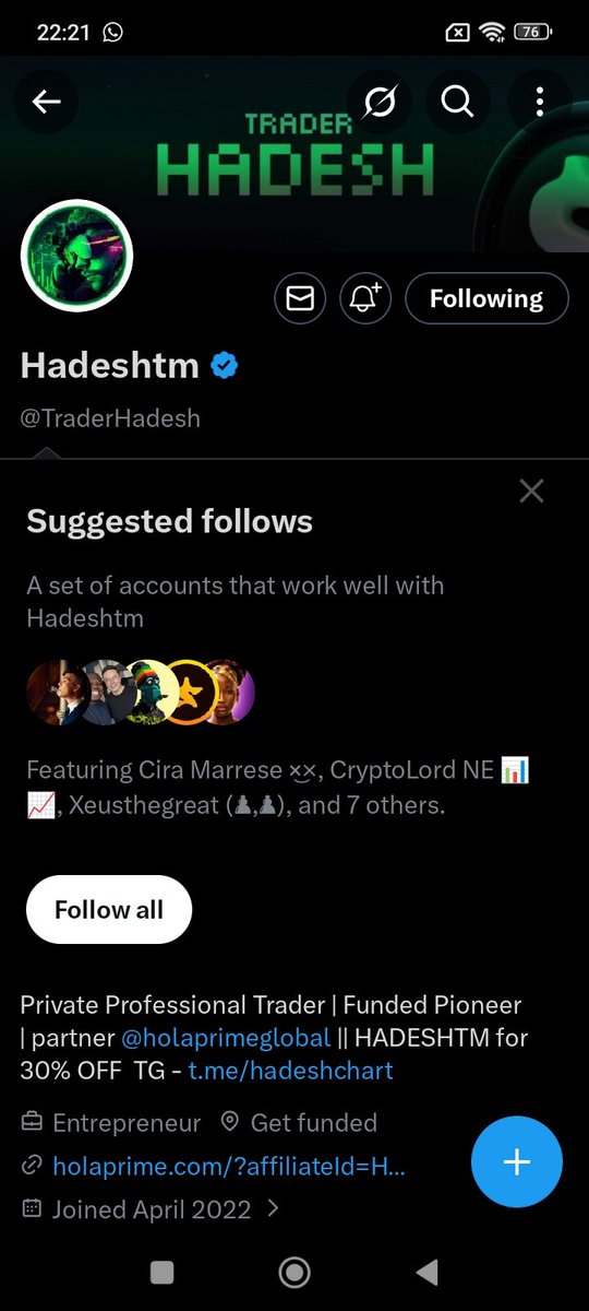 Teejay10753241's tweet photo. @Techriztm @PsychedeliaAcad @FundedNext @TraderHadesh All done big boss https://t.co/WqOHrP6p7A