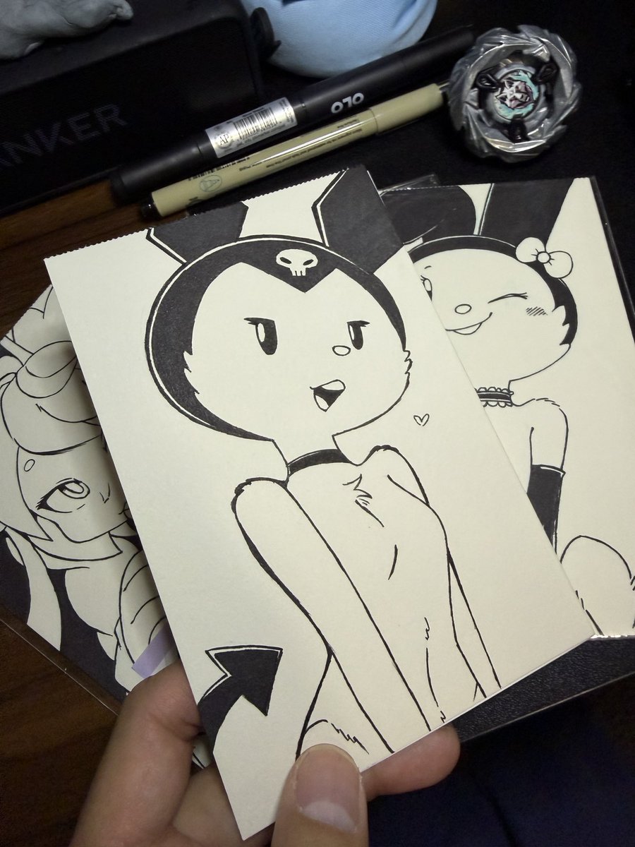 TheArtManor's tweet photo. More inking practice! https://t.co/IC0JsCupLZ