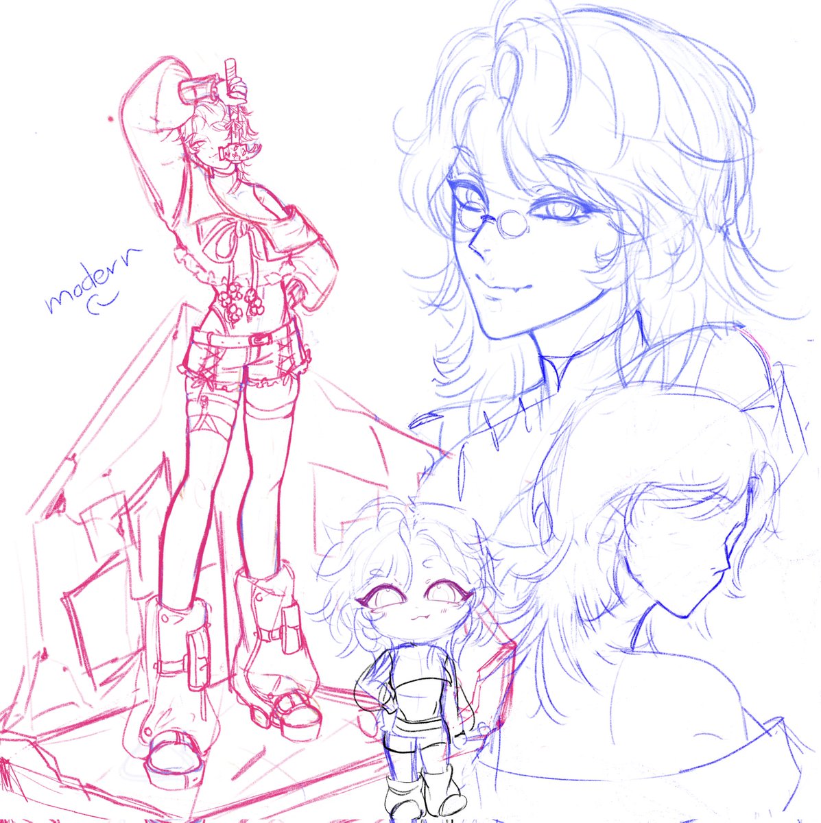 Ramides_Crab's tweet photo. Sketch OC Lookism nèk https://t.co/obLWlSSlCb