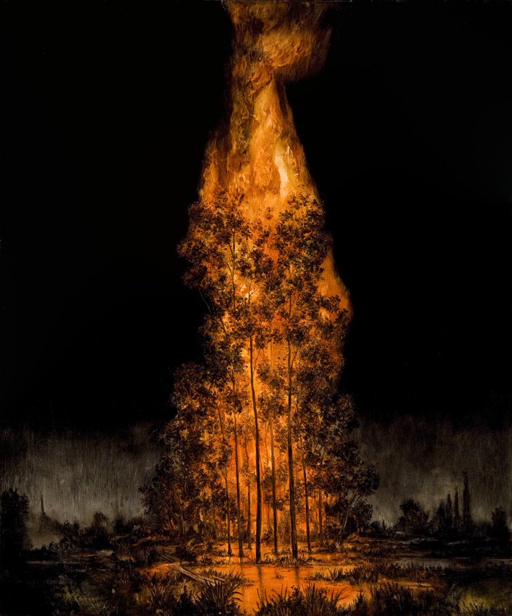 DailyClassicArt's tweet photo. Peter Gardiner - "Ravensworth, Swamp Lantern III" (2012) https://t.co/AzMVj2c5o4
