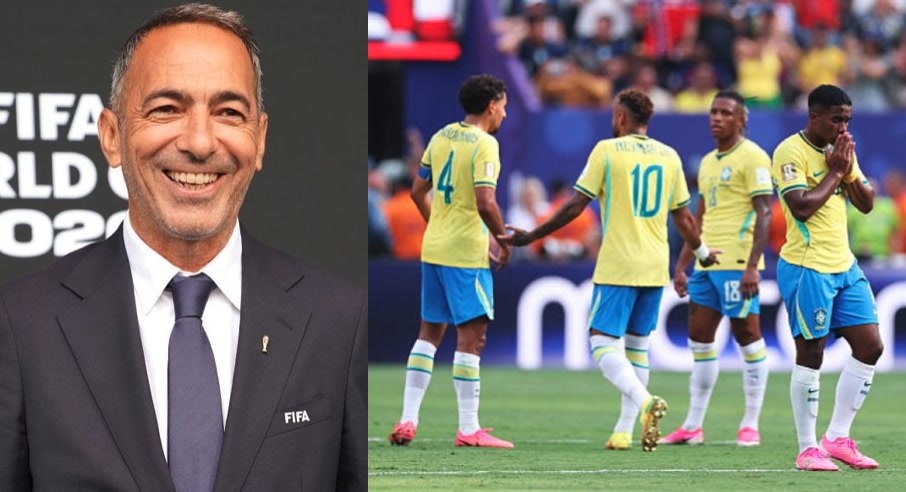 alpiedeldeporte's tweet photo. “¡Ver jugar a este #Brasil da ganas de vomitar!”: la durísima crítica de #Djorkaeff que sacude a la Canarinha https://t.co/ucbuHBNbbg https://t.co/6NjmlgK8B7