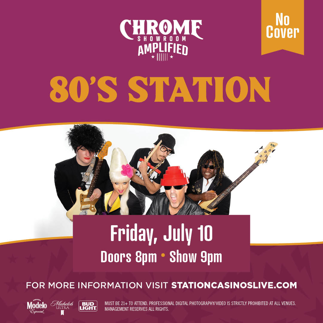 santafestation's tweet photo. Throw it back to the decade of big hair, neon lights, and unforgettable hits. 🎶✨

'80s Station is taking over the Chrome Showroom at Santa Fe Station this Friday, July 10! 

Who's ready to relive the '80s? 🕺🎤 https://t.co/0AdVuQphGE