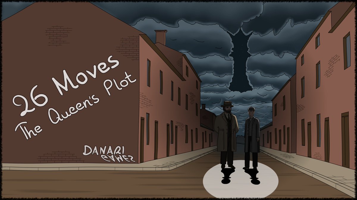 DanariGames's tweet photo. @playerdotgg Hey! If you love a good mystery, check out "26 Moves: The Queen's Plot" 🕵️‍♂️

It's a noir point-and-click adventure with an immersive story, hand-drawn art, and full voice acting! Teaser trailer is dropping in a few days! 🎬

Wishlist here: https://t.co/OziNgjkTW6

 #pointandclick https://t.co/FciYSjaq2J