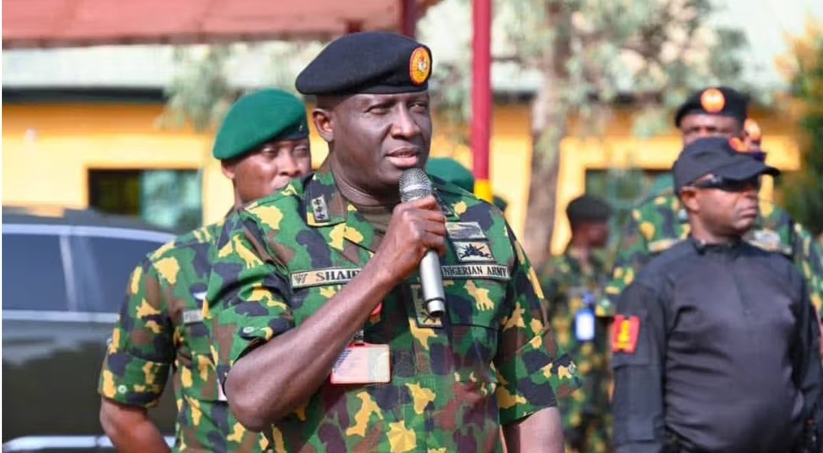 thecableng's tweet photo. Army chief warns new recruits against social media misuse, says offenders risk dismissal

Waidi Shaibu, chief of army staff (COAS), has cautioned newly enlisted soldiers against the misuse of social media.

According to Zagazola Makama, a counter-insurgency publication focused on the Lake Chad region, Shaibu spoke on Wednesday at the maiden passing-out parade of 2,989 pioneer recruits at the Depot Nigerian Army, Amasiri, in Edda LGA of Ebonyi state.

https://t.co/CevNeLpgbq