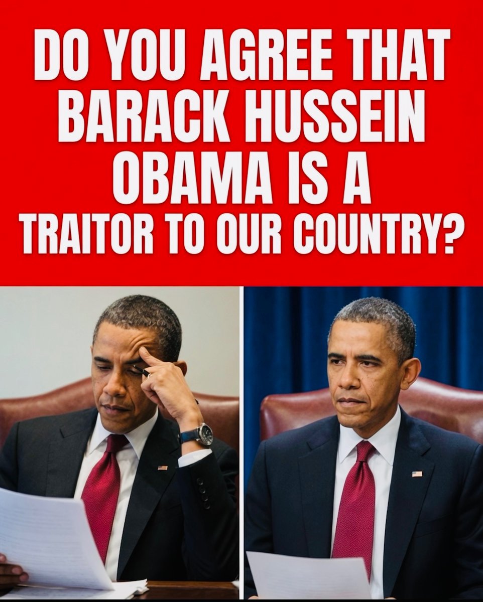 FloraLuzz_'s tweet photo. Do you agree that  Obama is a TRAITOR to our country?? https://t.co/PFDWRuPxpa