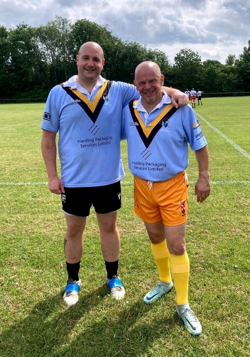 Littleleebone's tweet photo. Mental and physical health now getting better. Rekindled my love love of rugby through walking and masters Rugby League thanks to @WWRLFoundation and @CrosfieldsRugby https://t.co/9MFLdBJCS1