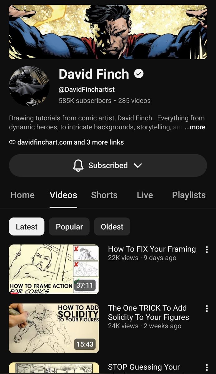 butchseiya's tweet photo. + this channel has been pretty useful for western comic style art and drawing/framing action in general https://t.co/RZqBaCn5rr