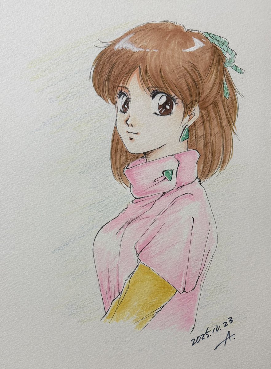 M.ANNO 絵画 1993年 おはようございます木曜日。梅雨明けてきたようですねこちらも間も無く