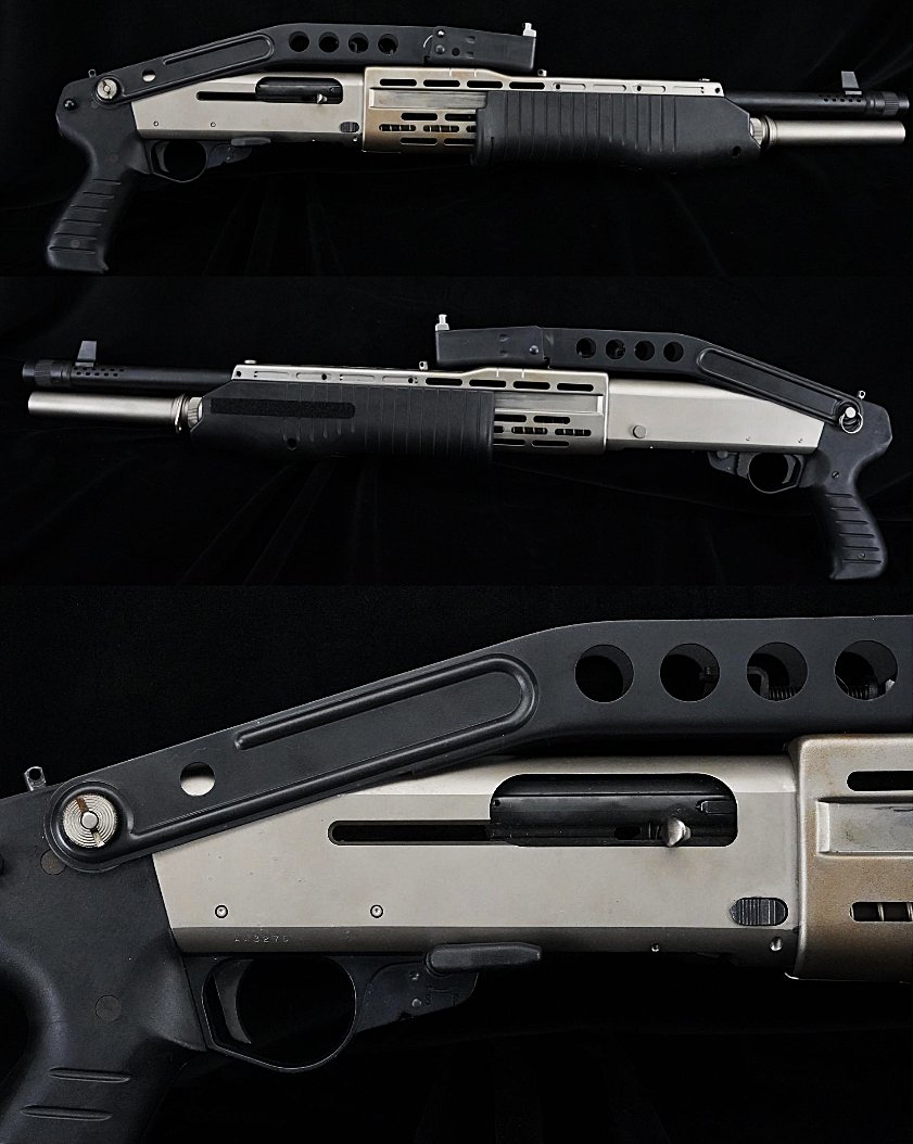 AutoMagArchive's tweet photo. 1982 matte-nickel Franchi SPAS-12, 12GA https://t.co/glkCbL1rXZ