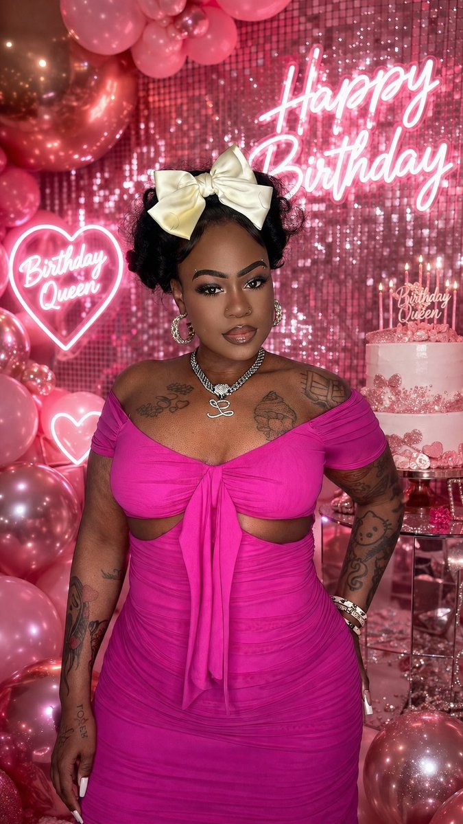 LucciVee's tweet photo. Happy birthday to me🥰 im so thankful for everything &amp; so happy with the woman I have become 🫶🏾 Big Cancer energy ♋️🎉 https://t.co/YTJ25vuXyn