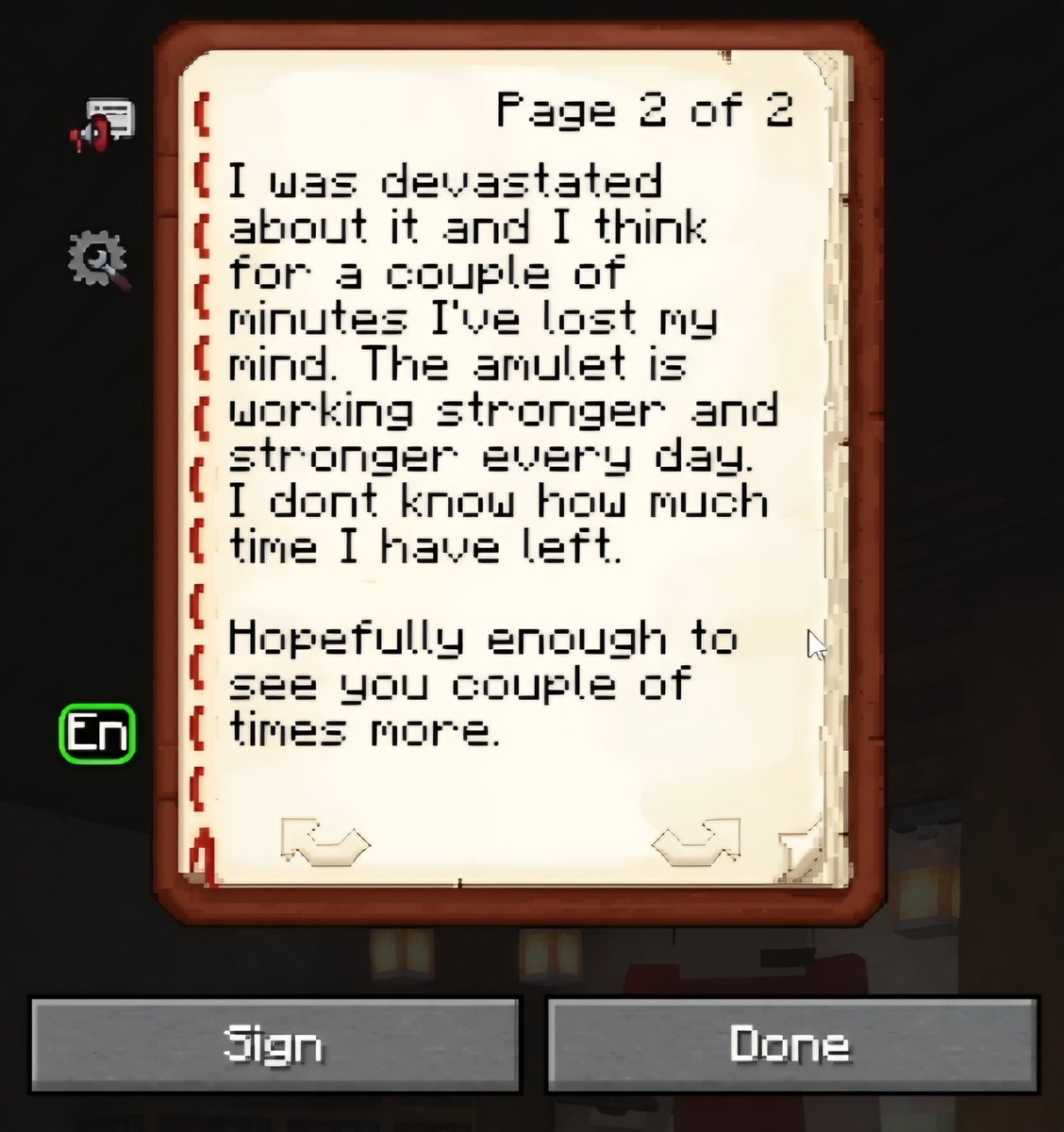 Troocina's tweet photo. Book (Letter 🤭) from qEwron to missing FNG
He gave it to Tomate. Don't know if thats a good idea 🤔 https://t.co/ntUOXLoF4C