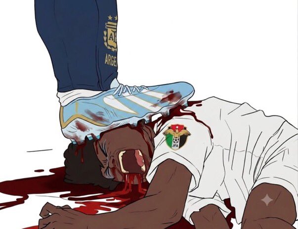 Bracesco2023's tweet photo. Egipto prohibe a jugadores cristianos jugar en la Selección de Fútbol, pese a ser el 15% de su población.

El equipo más cristiano de la Copa del Mundo les enseñó a los musulmanes quien manda.

DEUS VULT. https://t.co/1nqoieHu1A