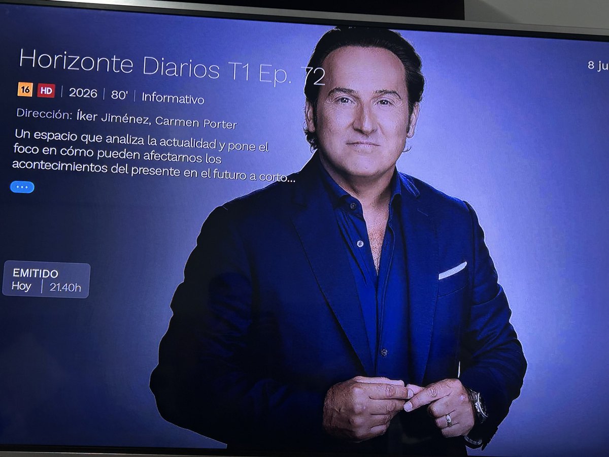 MarcosLimardo's tweet photo. @movistar_es @BeatrizTalegon @carmenporter_ @cuatro  quiero ver #horizonte y en la plataforma de #Movistar no me da la opción de verlo tras pasarse el directo, esto es normal??  los demás programas me deja sin problema… https://t.co/wkxpfuwTBh