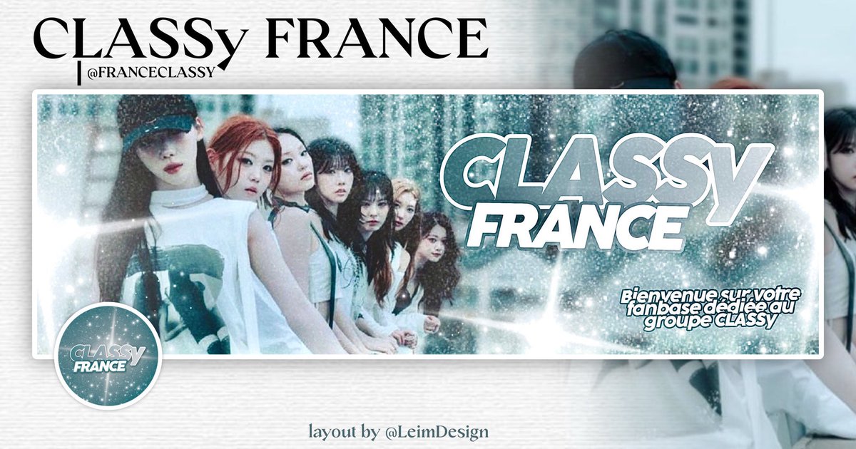 FRANCECLASSY's tweet photo. 📢| 08.07.26 — DESIGN  

#ADMIN ➵ La fanbase change de design pour le comeback des filles sur ces deux compte ici et sur @CLSSFR_weverse grâce aux talents de @LeimDesign !! Merci à elle 💗  

⌜@M25_CLASSY⌟ | #CLASSY #클라씨• CLASSYFRANCE https://t.co/56Ooh1gqSz