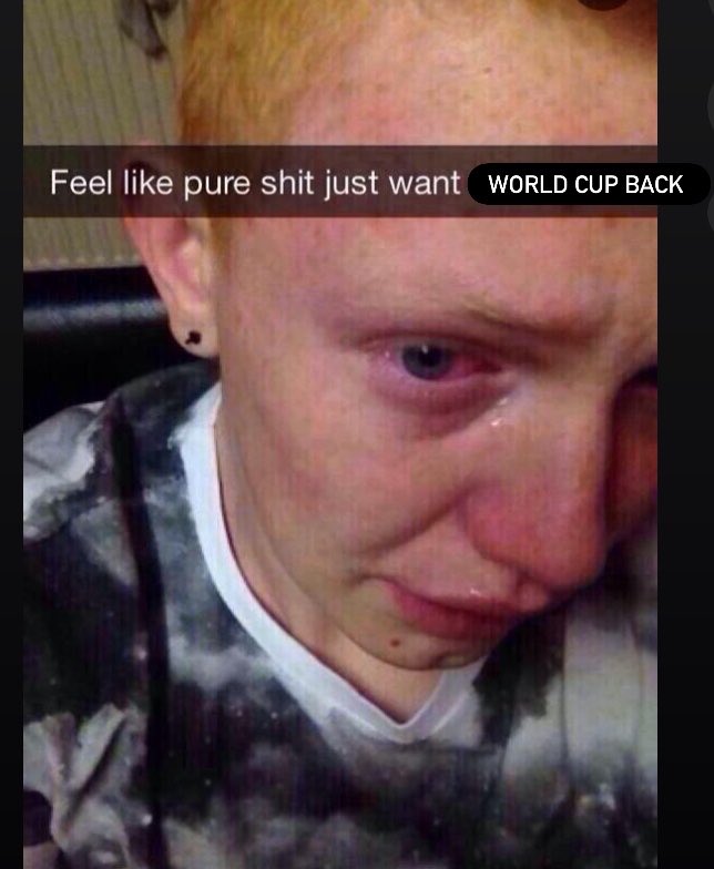 Daveravedave's tweet photo. Me tonight #FIFAWorldCup https://t.co/mpAcoyX0CF
