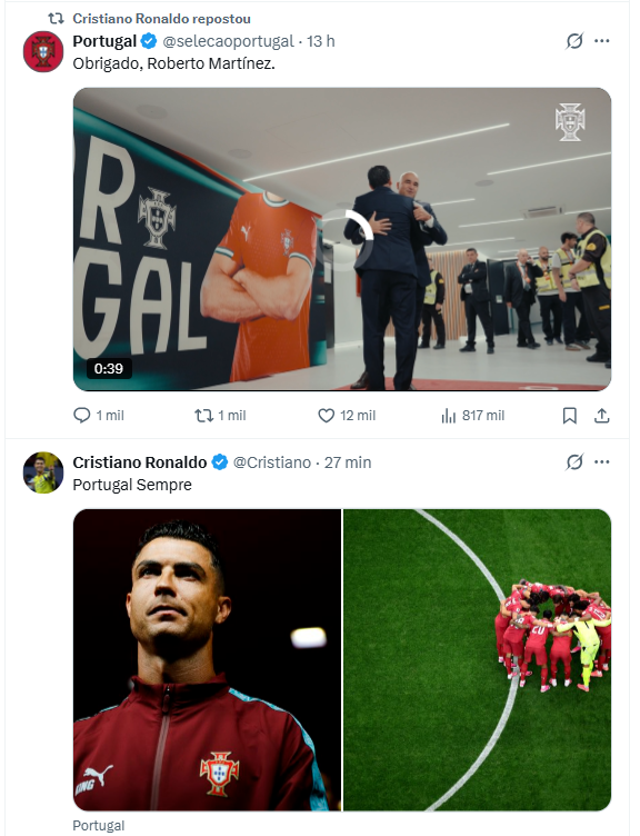 CabineSport's tweet photo. Ronaldo: "Portugal Sempre" https://t.co/bl4xORIxID