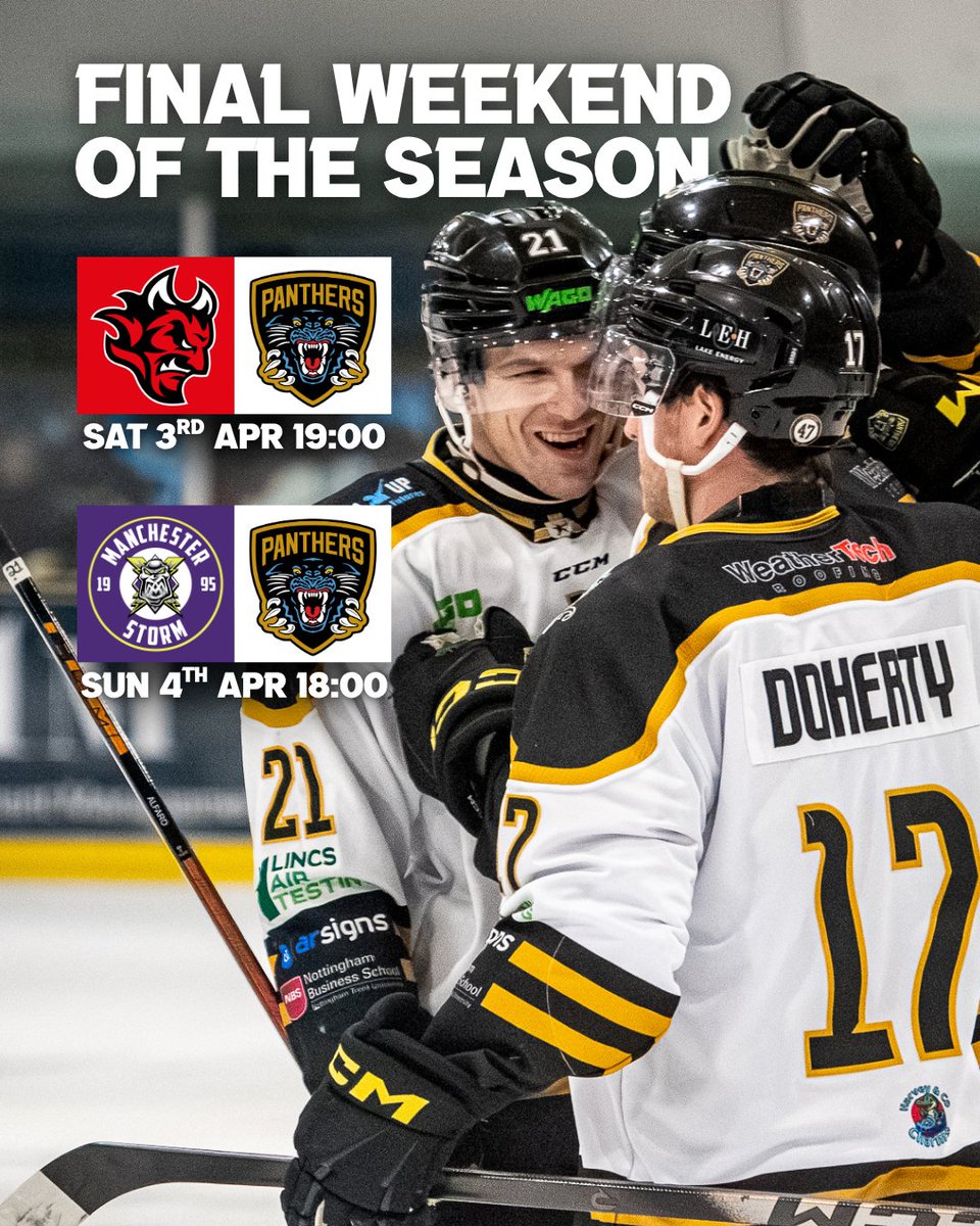 PanthersIHC's tweet photo. Final weekend of hockey for the 2026-27 season.

Full schedule released on Friday. 🗓️ https://t.co/LHODIxjgDu