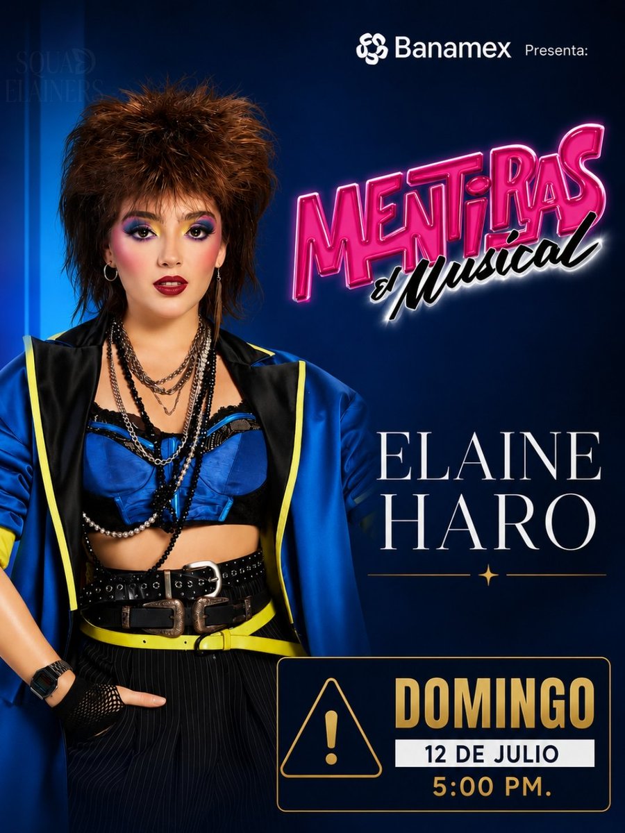 Elainers_Squad's tweet photo. Yurilaine 💙 ⚡Regresa al teatro Aldama este 12 de julio a las 5:00 pm
No se lo pierdan Boletos disponibles en https://t.co/19OdWsbNmO
#ElaineHaro #Yurilaine https://t.co/hY1ylrkgxj