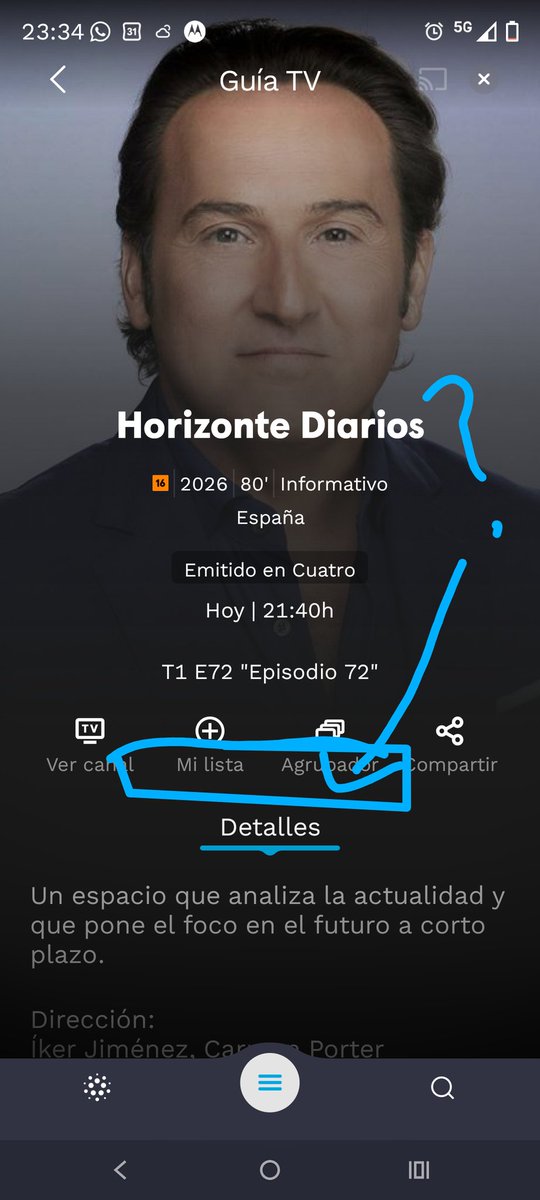 MissMacadamia1's tweet photo. Por qué no puedo ver #Horizonte en #movistar+???
Por que no sale el botón de " ver ahora"????
Ayer tampoco salía
@navedelmisterio @MovistarPlus @movistar_es https://t.co/QCCLVvvVqH
