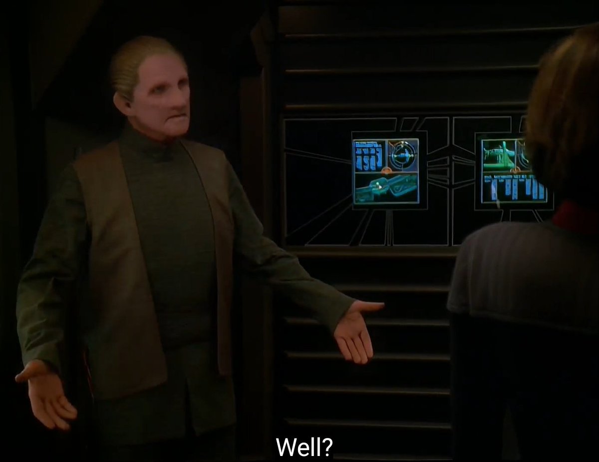 archaicf0ssil's tweet photo. Garak is incapable of not being a catty gay guy for 5 seconds https://t.co/Zx8jmZD5u1