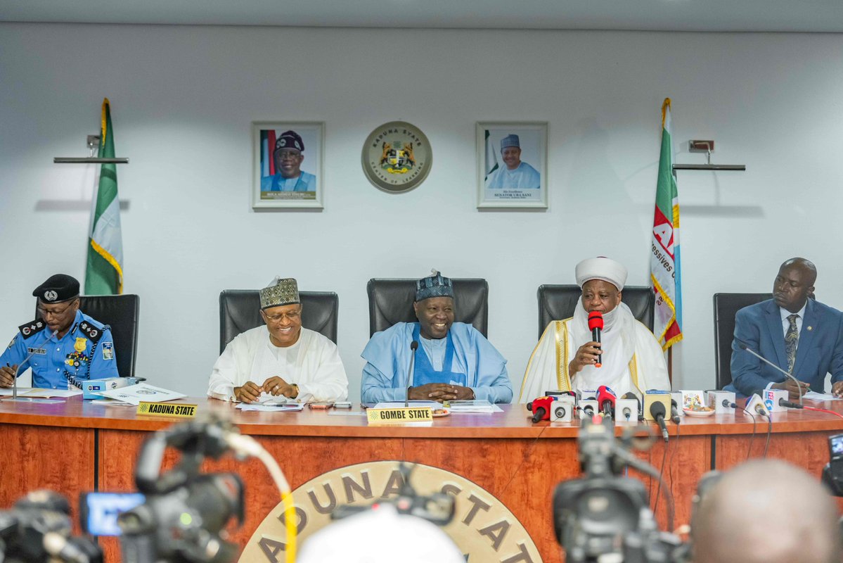 ubasanius's tweet photo. Today, Kaduna State had the honour of hosting the Joint Meeting of the Northern States Governors’ Forum and the Northern Traditional Rulers’ Council; a gathering united by one overriding purpose: securing the future of our region and improving the lives of the millions of citizens we are privileged to serve.

Our deliberations were candid, constructive and anchored on a shared recognition that the security challenges confronting Northern Nigeria require far more than isolated responses. They demand uncommon unity, stronger intergovernmental collaboration and sustained engagement with our revered traditional institutions, whose proximity to our communities remains indispensable to building lasting peace.

We reaffirmed our collective support for the Federal Government’s ongoing efforts to strengthen and improve security across the country and expressed our appreciation to His Excellency, President Bola Ahmed Tinubu, GCFR, for the decisive steps being taken to strengthen Nigeria’s security architecture. We also welcomed the significant progress towards the establishment of State Police, a reform that has become both timely and necessary. With the right constitutional safeguards, professional standards and institutional accountability, State Police will strengthen community-based policing and enhance our collective capacity to protect lives and property.

The Forum also inaugurated the Board of Trustees of the Northern Nigeria Security Trust Fund (NNSTF), comprising distinguished security experts and elder statesmen whose expertise will help strengthen regional security coordination. We reaffirmed our collective commitment to sustaining the Trust Fund through monthly contributions of ₦1 billion by member states, reinforcing our shared resolve to build a more coordinated regional security framework.

Senator Uba Sani, CON
Governor, Kaduna State
July 8, 2026