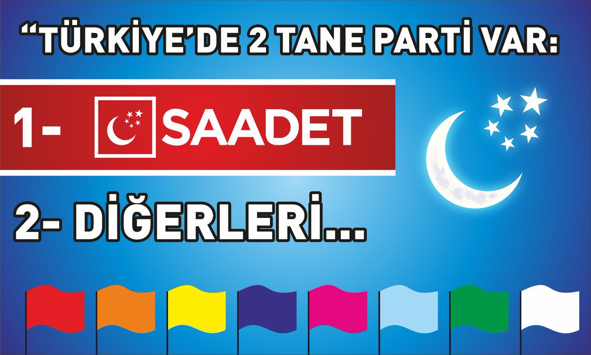 abdulmecidkazak's tweet photo. @SaadetPartisi https://t.co/rAFcuEGBDG