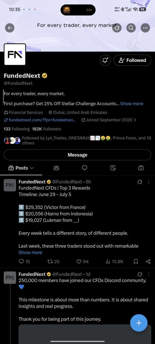 WSpider45's tweet photo. @Techriztm @PsychedeliaAcad @FundedNext @TraderHadesh Done https://t.co/i2QspygmNJ