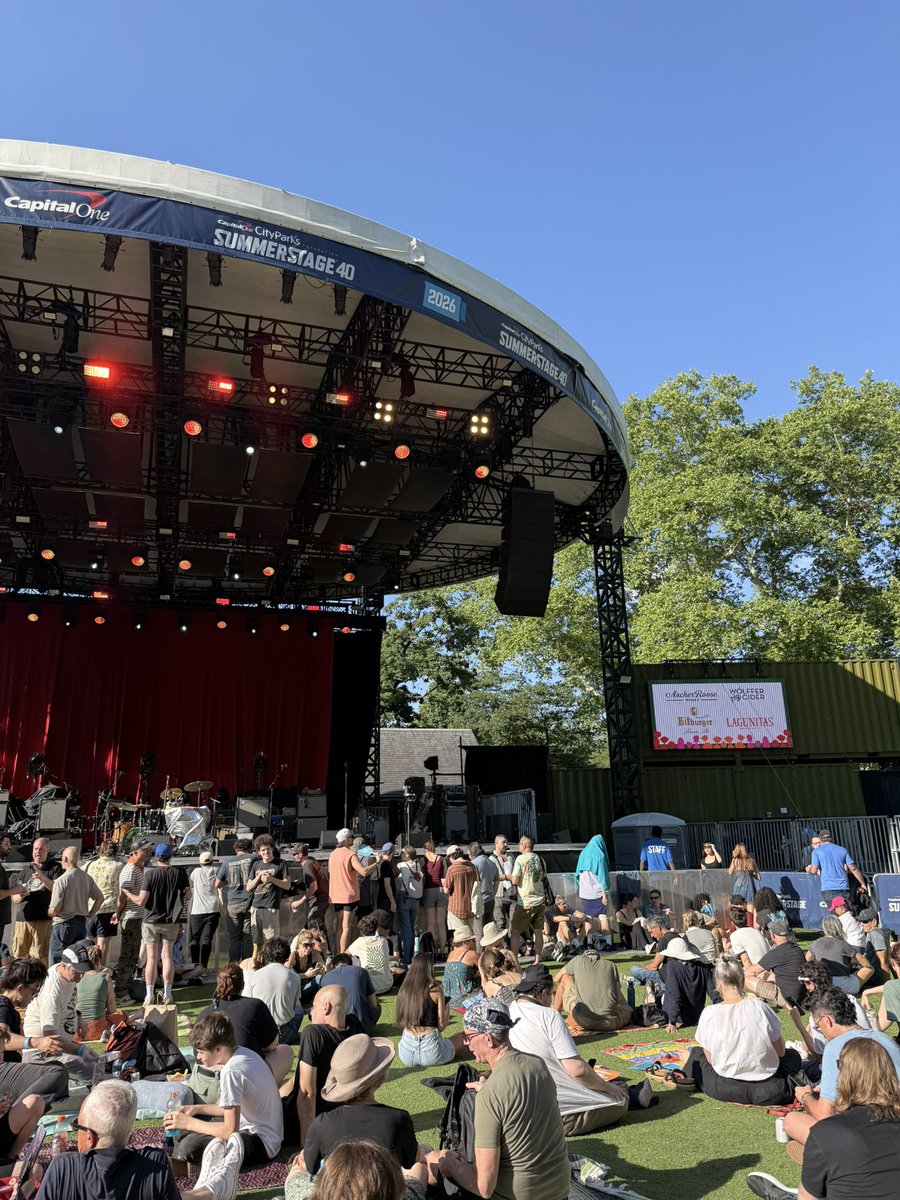 SummerStage's tweet photo. It’s time for rock band @spoontheband to take over Central Park
with @Ratboysband, Bodega, and @wfuv’s @AirwavesAli! https://t.co/uYYAHqq2rK