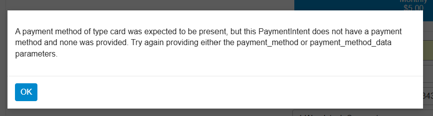 timdoylenz's tweet photo. @Alan_Couzens Previous subscriber - yes

I log in, go to subscribe, and get this error message.

Have tried two different credit cards to subscribe. https://t.co/GDdRBUujUQ
