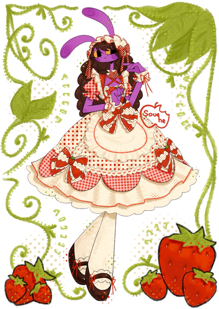 souqhe's tweet photo. strawberry lilly #jax #tadc https://t.co/cp8GIvOzEZ