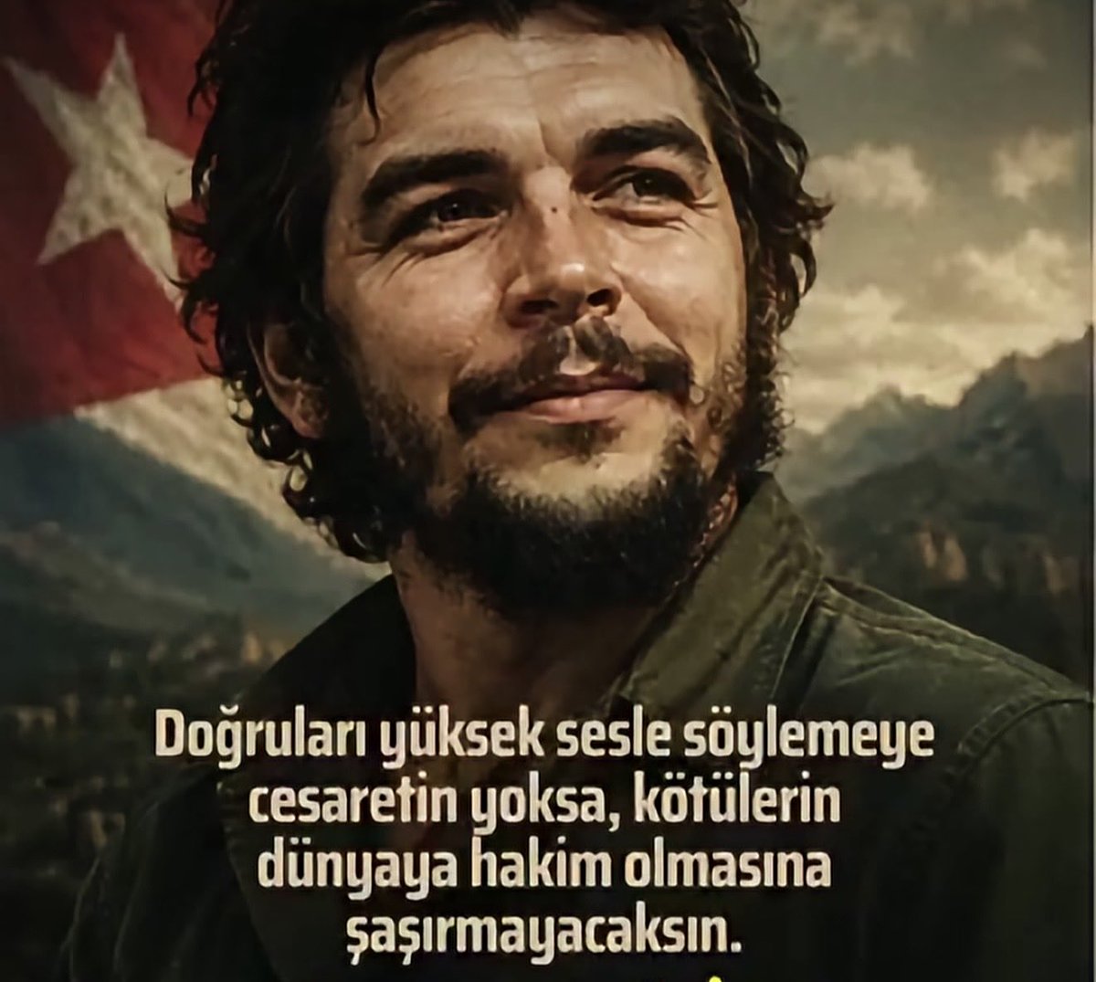 Mustafacevik10's tweet photo. HAYIRLI PERŞEMBELER!!!
#CheGuevera https://t.co/BXhfahomta