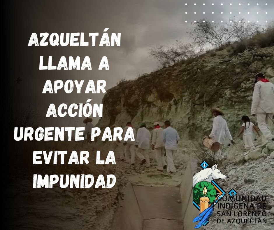 CNI_Mexico's tweet photo. AZQUELTÁN LLAMA A APOYAR ACCIÓN URGENTE PARA EVITAR LA IMPUNIDAD

https://t.co/WNGEcpB4xx https://t.co/IxE9VWL0Gh