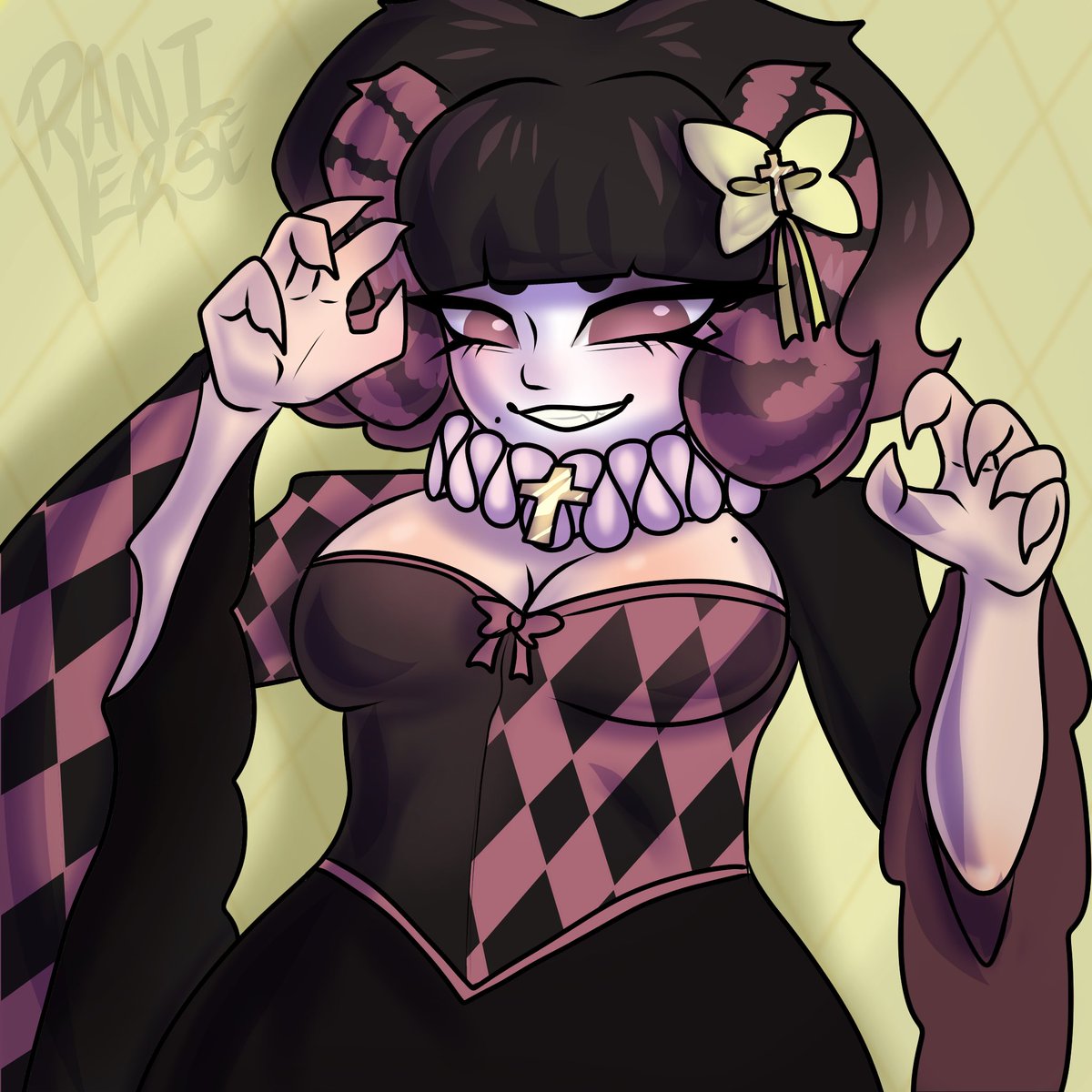 RaniVerse_VT's tweet photo. Attacks for Artfight2026 for day 2!! 
@/ FORGET-ME-NOT
@KaijuClawsX 
@MintDoux 
🩵💚💜✨👽 https://t.co/9I2iCnGcFn