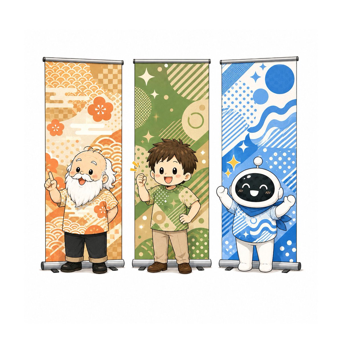 みんな、おはようさんじゃ〜☀️ 今日はグラフィックTシャツの日じゃな